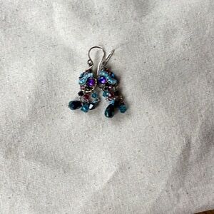 Firefly earrings blue
